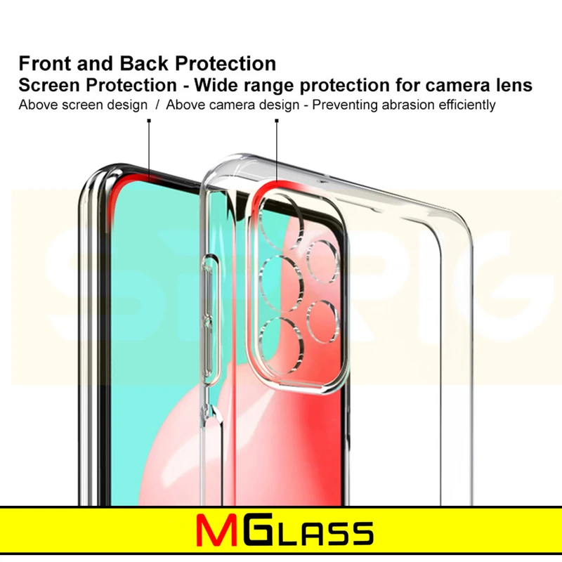 کاور ام‌گلس مدل Clear مناسب برای گوشی موبایل سامسونگ Galaxy A32 5G / A13 4G