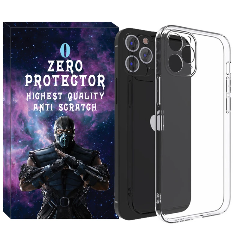 کاور زیرو مدل Clear مناسب برای گوشی موبایل اپل iPhone 13 Pro