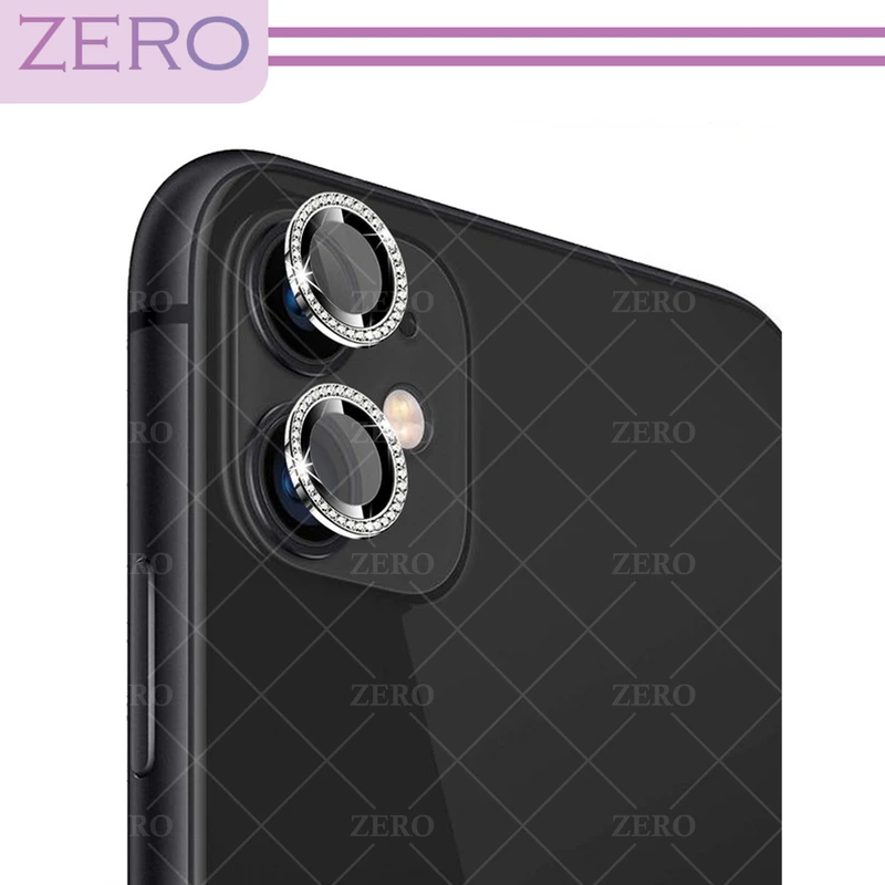 محافظ لنز دوربین زیرو مدل Metal-Diamond مناسب برای گوشی موبایل اپل Iphone 12