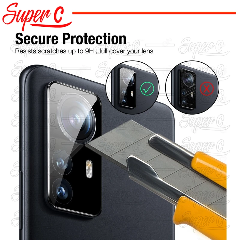 محافظ لنز دوربین سوپرسی مدل 3D-SC مناسب برای گوشی موبایل شیائومی 12s