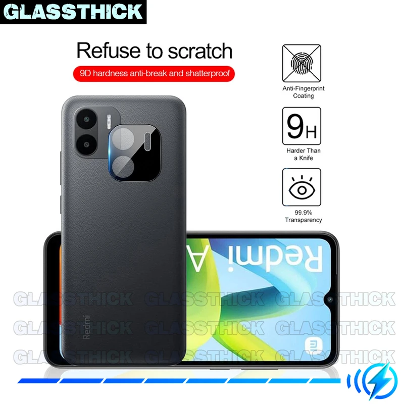 محافظ لنز دوربین گلستیک مدل 3D-GL مناسب برای گوشی موبایل شیائومی Redmi A2 Plus / A2