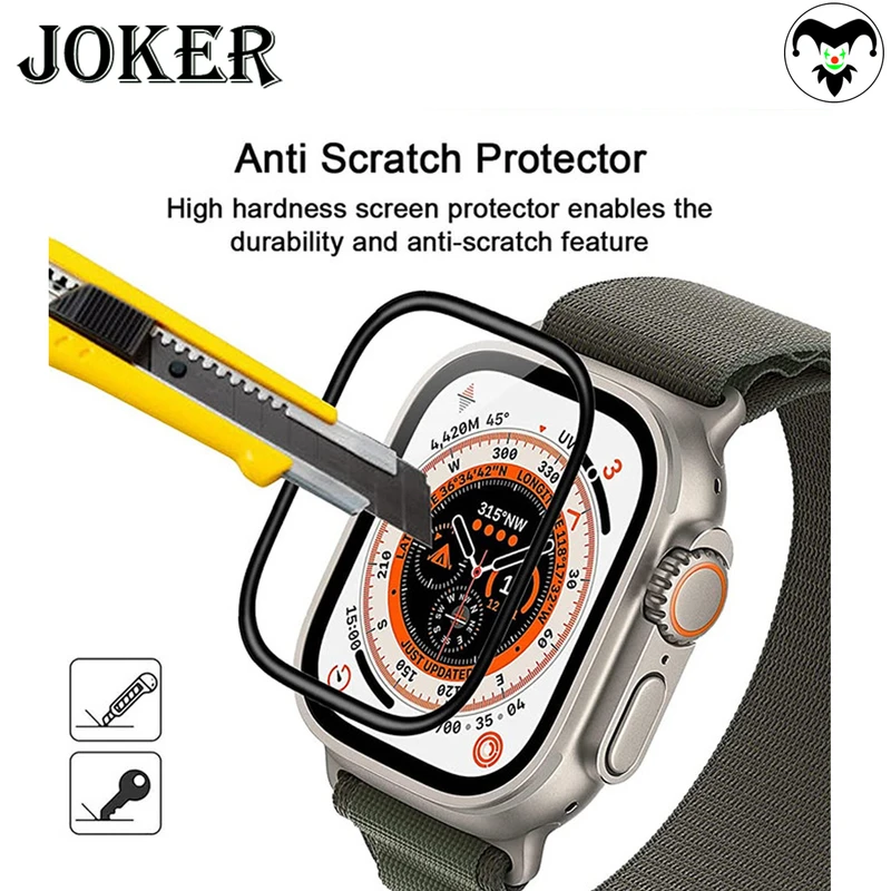 محافظ صفحه نمایش نانو جوکر مدل NJK مناسب برای ساعت هوشمند الترا HW8 Ultra Max بسته سه عددی