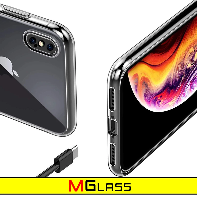 کاور ام‌گلس مدل Clear مناسب برای گوشی موبایل اپل iPhone XS Max