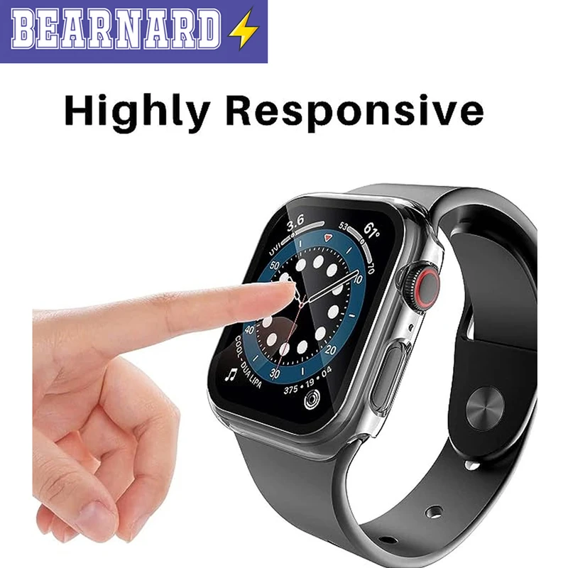 کاور برنارد مدل BR-360 مناسب برای اپل واچ Series SE 2022 Aluminum Case 40mm / SE 2021 Aluminum Case 40mm / Series 5 40mm / Series 6 40mm / Series 4 40mm به همراه محافظ صفحه نمایش