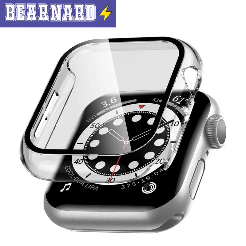 کاور برنارد مدل BR-360 مناسب برای اپل واچ Series SE 2022 Aluminum Case 44mm / SE 2021 Aluminum Case 44mm / Series 5 44mm / Series 6 44mm / SE 44mm به همراه محافظ صفحه نمایش
