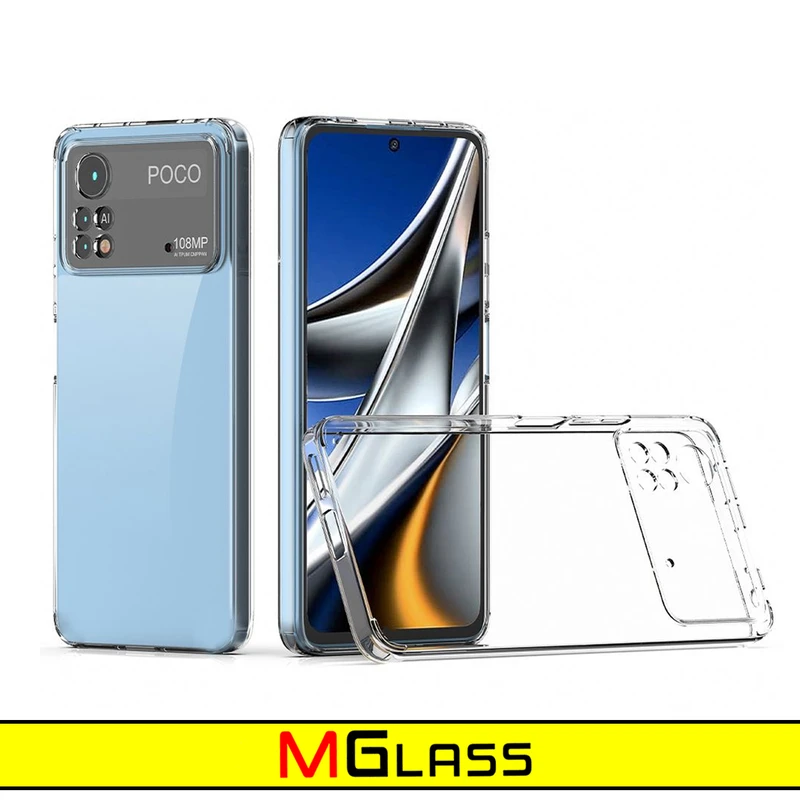کاور ام‌گلس مدل Clear مناسب برای گوشی موبایل شیائومی Poco X4 pro 5G