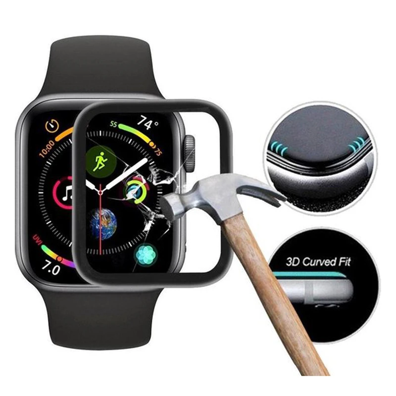 محافظ صفحه نمایش سوپرسی مدل FlC-1 مناسب برای اپل واچ Watch Series 7 45mm