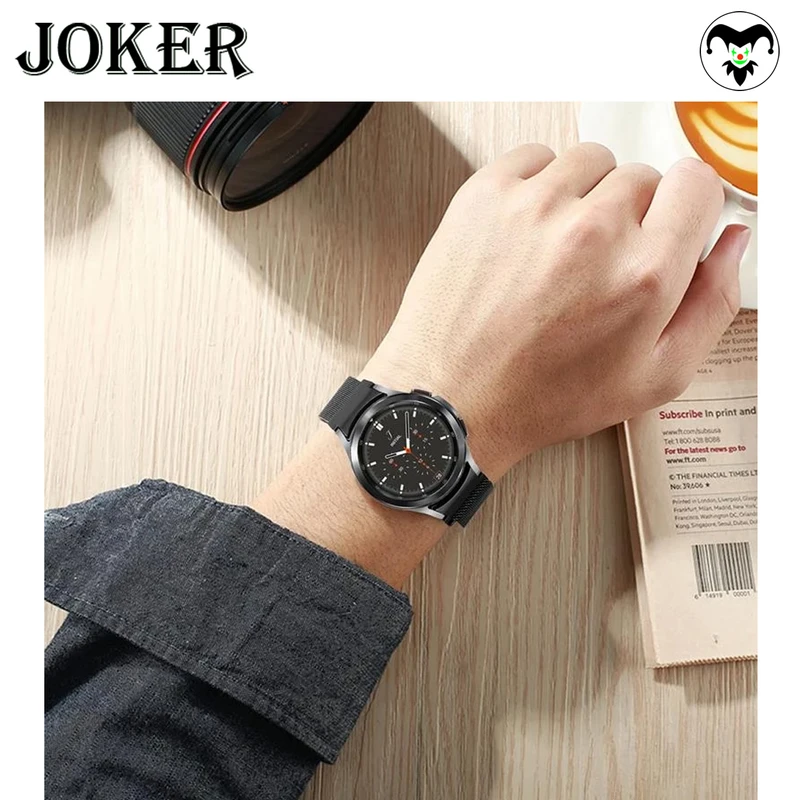 بند جوکر مدل New Milanese مناسب برای ساعت هوشمند سامسونگ Galaxy Watch Active 1 / Active 2 40mm / Active 2 44mm / Watch 3 41mm / Galaxy Watch 4 40mm / watch 4 42mm / watch 4 44mm / watch 4 46m