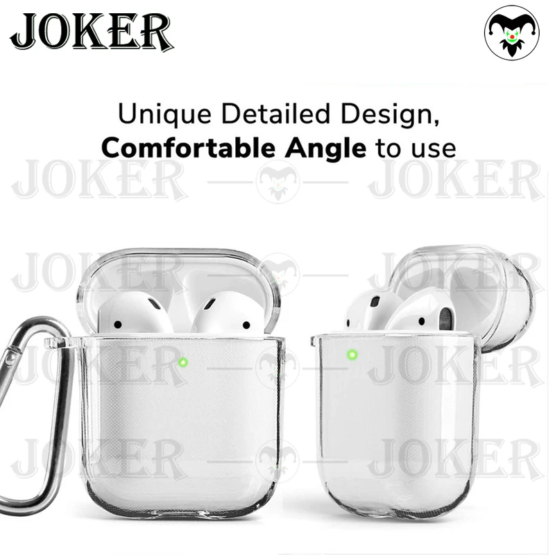 کاور جوکر مدل Clear-JK مناسب برای کیس اپل ایرپاد Airpods 1 / Airpods 2