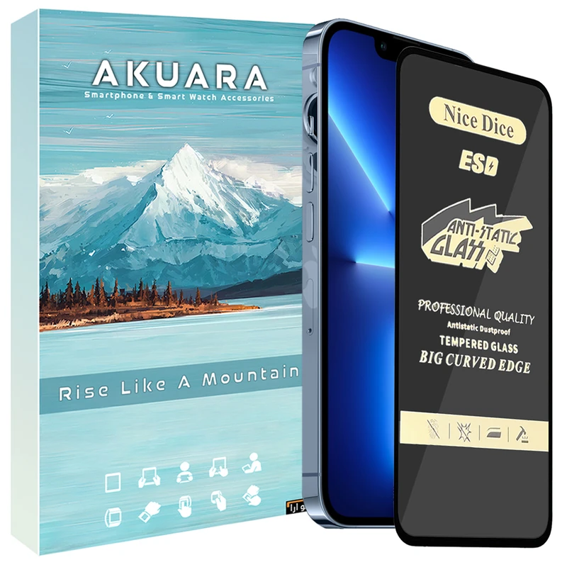 محافظ صفحه نمایش آنتی استاتیک آکوآرا مدل NC Antistatic AKU nas1 مناسب برای گوشی موبایل اپل Iphone 14 Pro