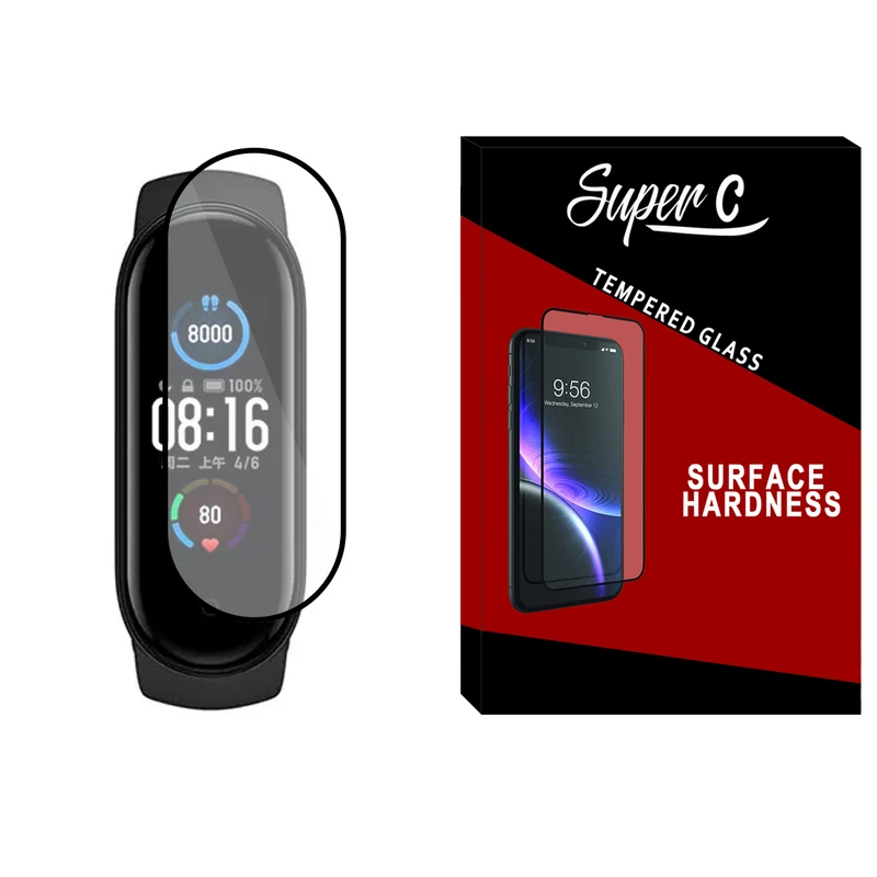 محافظ صفحه نمایش نانو سوپرسی مدل SRC مناسب برای ساعت هوشمند شیائومی Mi Band 7