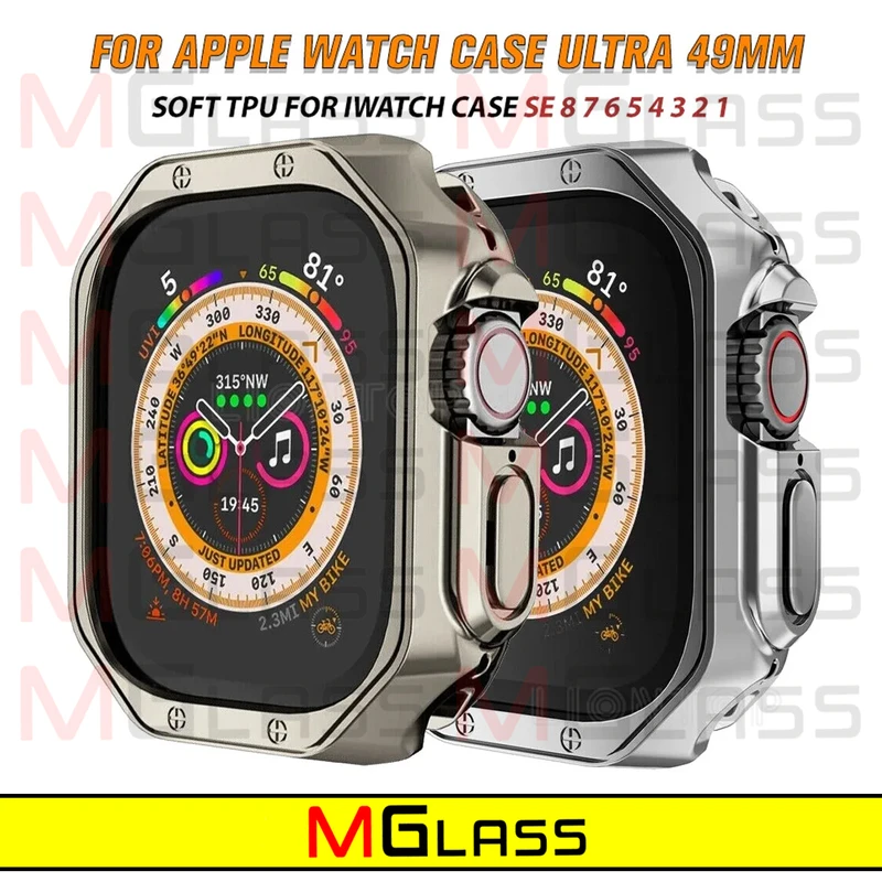 کاور ام‌گلس مدل MG LUX مناسب برای اپل واچ Ultra / Ultra 2 49mm