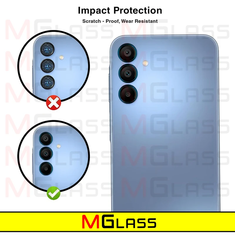 محافظ لنز دوربین ام‌گلس مدل Ring-Metal-MG مناسب برای گوشی موبایل سامسونگ Galaxy A25