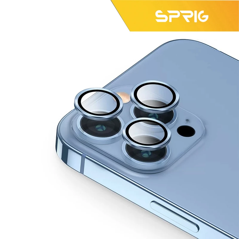 محافظ لنز دوربین رینگی اسپریگ مدل Ring Metal مناسب برای گوشی موبایل اپل Iphone 12 Pro max