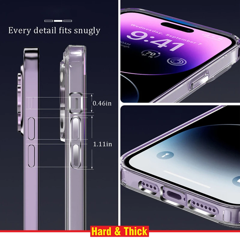 کاور هارد اند تیک مدل Clear مناسب برای گوشی موبایل اپل iPhone 13 Pro