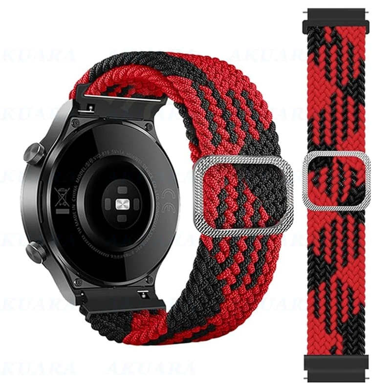 بند آکوآرا مدل RdBlk-Woven AK مناسب برای ساعت هوشمند شیائومی Redmi Watch 5 Active / Watch 5 Lite