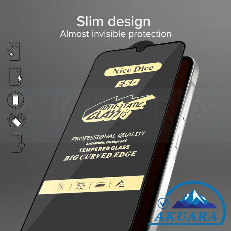 محافظ صفحه نمایش آنتی استاتیک آکوآرا مدل NC Antistatic AKU nas1 مناسب برای گوشی موبایل سامسونگ Galaxy A02S / F04 4G