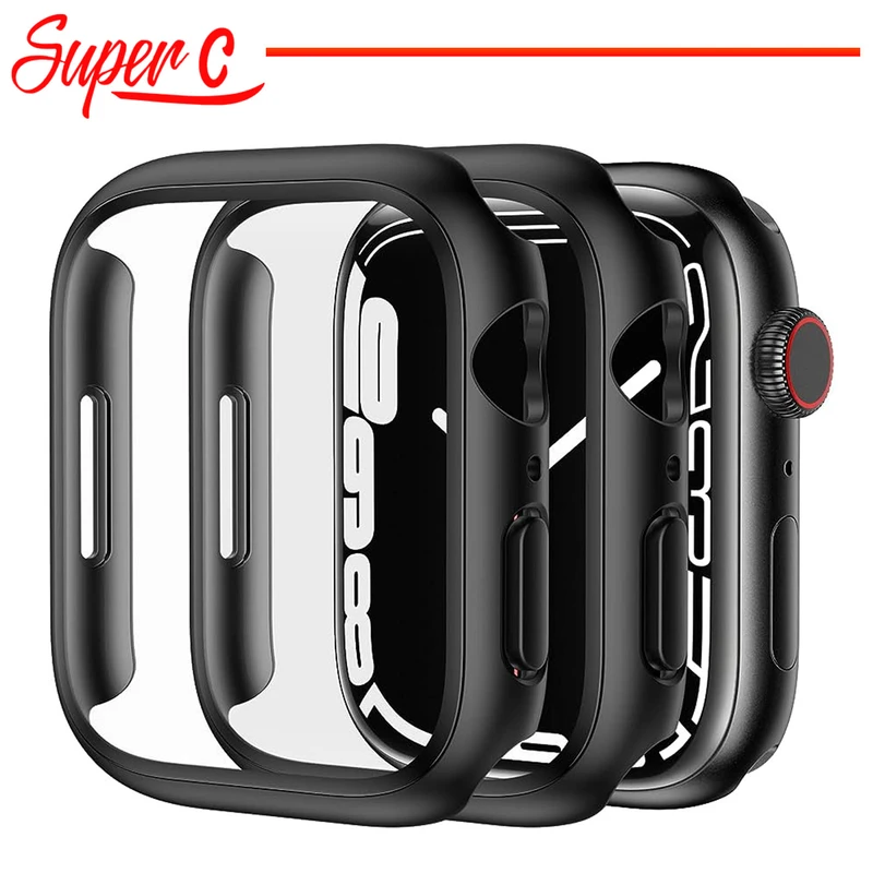 کاور سوپرسی مدل SC-360 مناسب برای اپل واچ Series 1 Aluminum 42 / Series 2 42mm / Series 3 42mm به همراه محافظ صفحه نمایش