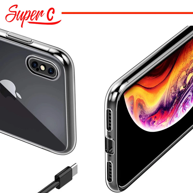 کاور سوپرسی مدل Clear مناسب برای گوشی موبایل اپل iPhone XS Max