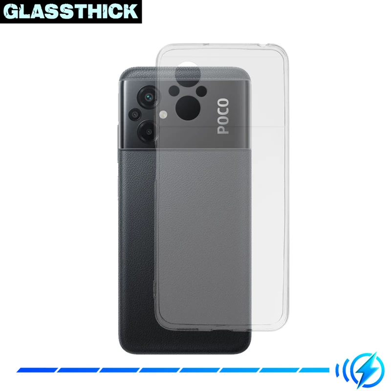 کاور گلستیک مدل Clear مناسب برای گوشی موبایل شیائومی Poco M5 4G / M4 5G