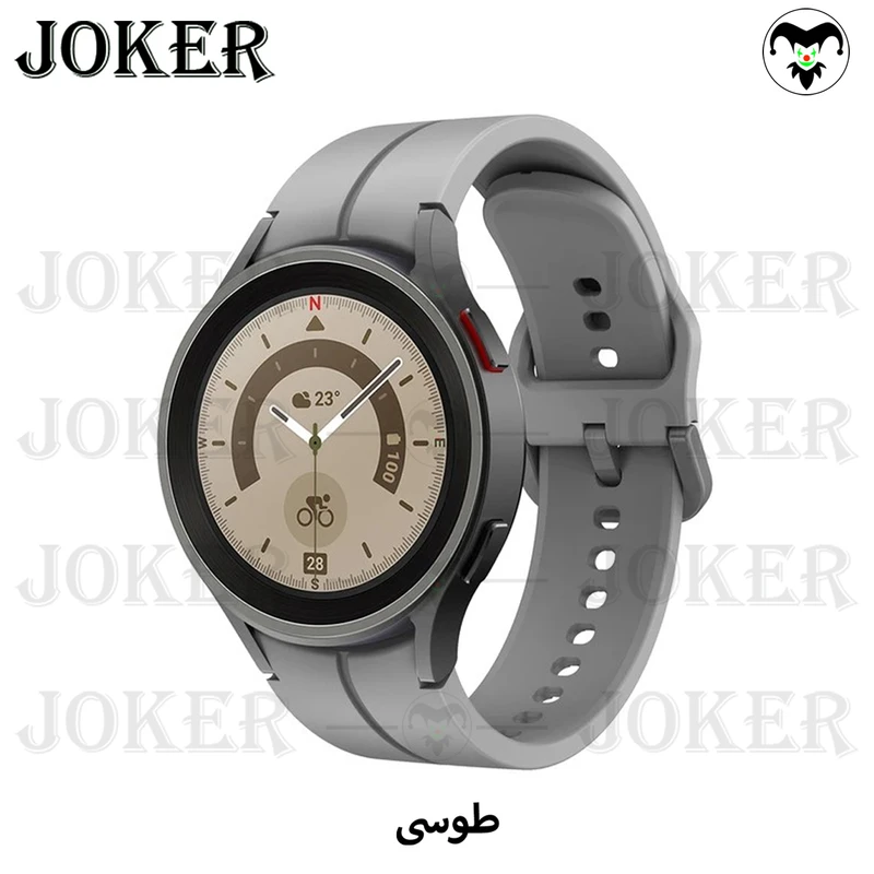 بند جوکر مدل Silic-ORG-JK مناسب برای ساعت هوشمند سامسونگ Galaxy Watch 5 Pro 45mm