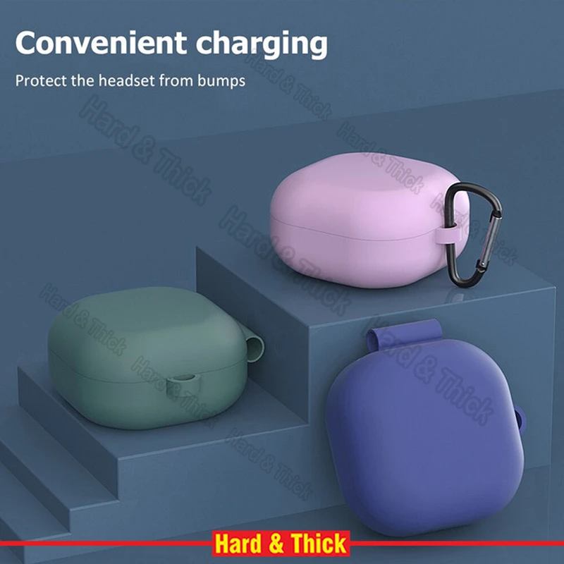 کاور هارد اند تیک مدل Silicon-HT مناسب برای کیس هدفون بی سیم سامسونگ Galaxy Buds Live / Buds Pro / Buds 2 / Buds 2 Pro