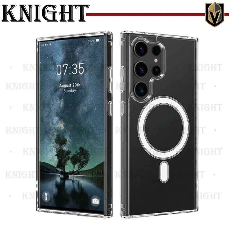 کاور نایت مدل KT-Magsafe-Clear مناسب برای گوشی موبایل سامسونگ Galaxy S24 Ultra