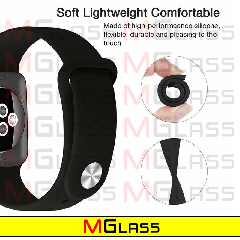 بند ام‌گلس مدل SIC-MG مناسب برای ساعت هوشمند الترا T1000 Ultra 49mm