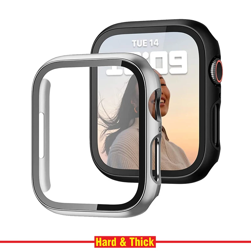 کاور هارد اند تیک مدل HT-360 مناسب برای اپل واچ Series 8 Aluminum 41mm / Series 7 Aluminum 41mm به همراه محافظ صفحه نمایش