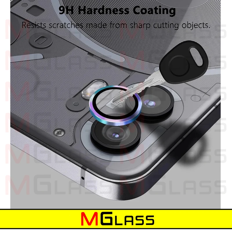 محافظ لنز دوربین رینگی ام‌گلس مدل Ring-Metal-MG مناسب برای گوشی موبایل ناتینگ Phone 1