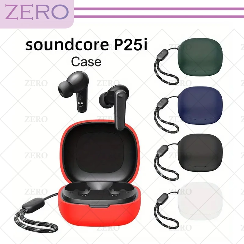 کاور زیرو مدل Silicon-ZR مناسب برای کیس هدفون بی سیم انکر Soundcore P25i