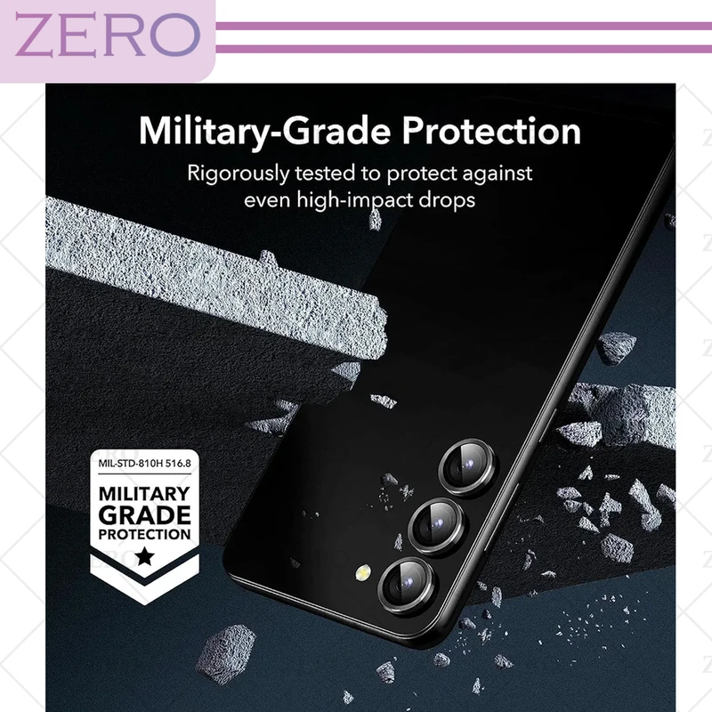 محافظ لنز دوربین رینگی زیرو مدل Ring-Metal-ZR مناسب برای گوشی موبایل سامسونگ Galaxy S23 Fe