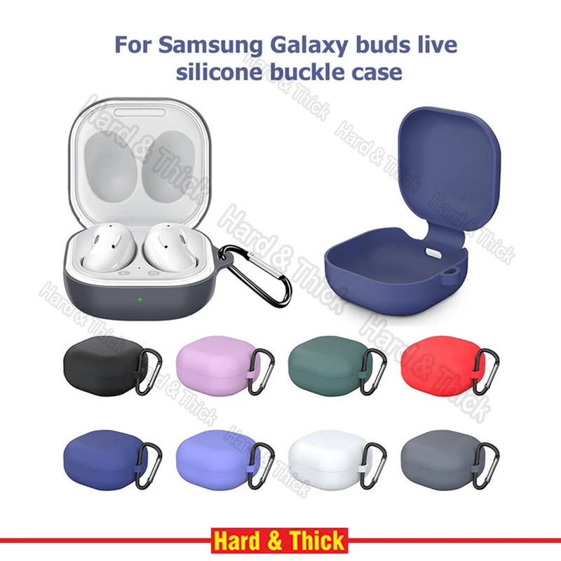 کاور هارد اند تیک مدل Silicon-HT مناسب برای کیس هدفون بی سیم سامسونگ Galaxy Buds Live / Buds Pro / Buds 2 / Buds 2 Pro