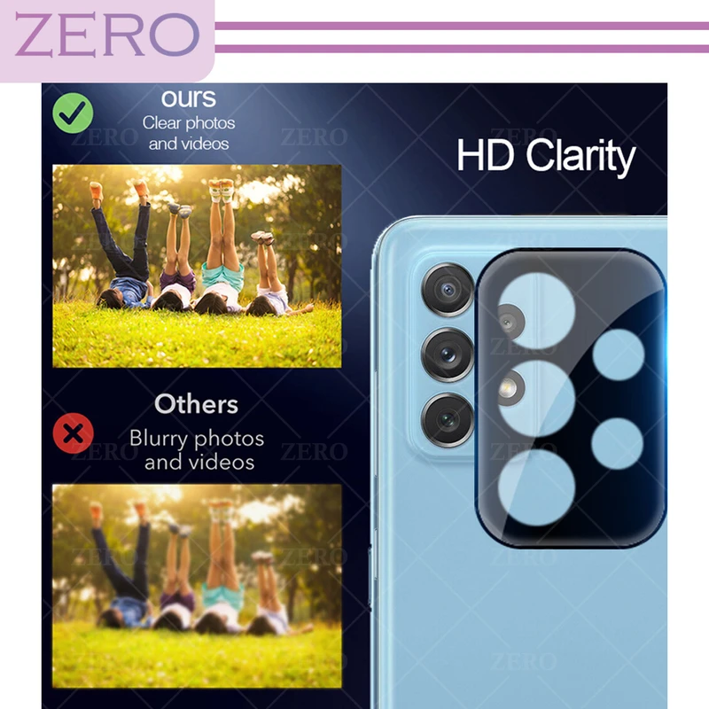 محافظ لنز دوربین زیرو مدل 3D-ZR مناسب برای گوشی موبایل سامسونگ Galaxy A23