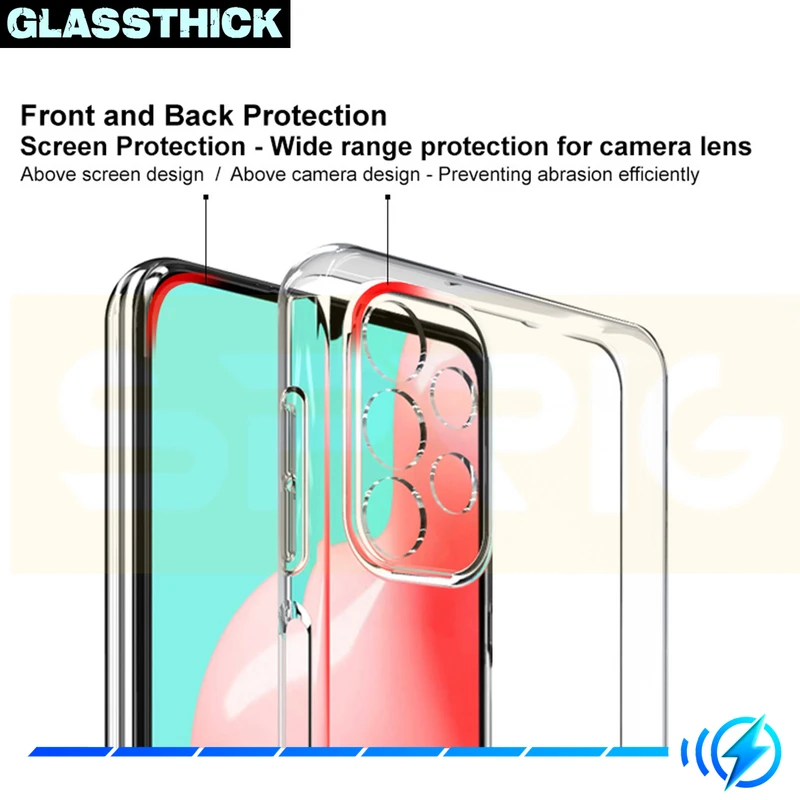 کاور گلستیک مدل Clear مناسب برای گوشی موبایل سامسونگ Galaxy A32 5G / A13 4G