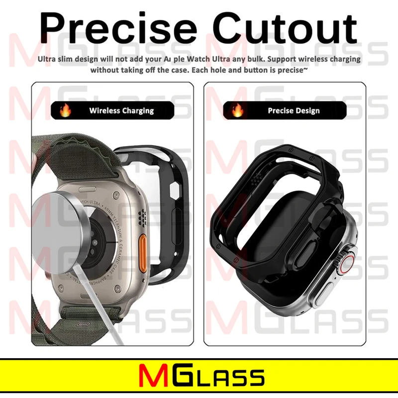 کاور ام‌گلس مدل MG LUX مناسب برای اپل واچ Ultra / Ultra 2 49mm