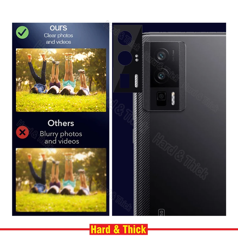 محافظ لنز دوربین هارد اند تیک مدل 3D-HT مناسب برای گوشی موبایل شیائومی Poco F5 Pro