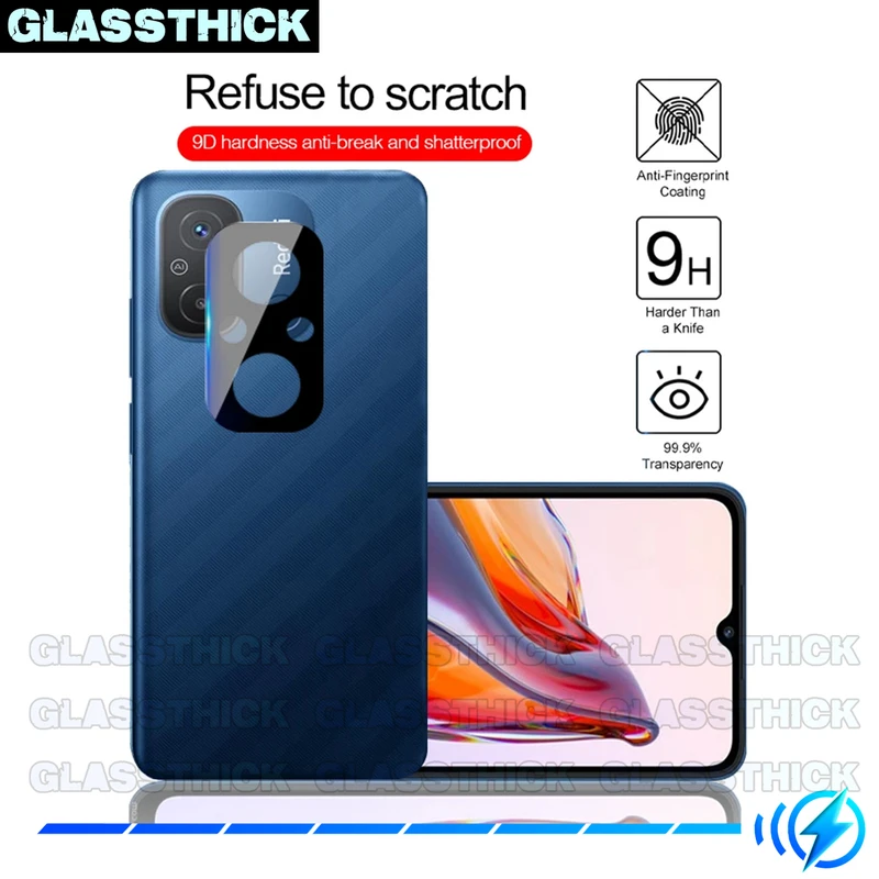 محافظ لنز دوربین گلستیک مدل 3D-GL مناسب برای گوشی موبایل شیائومی Redmi 12C