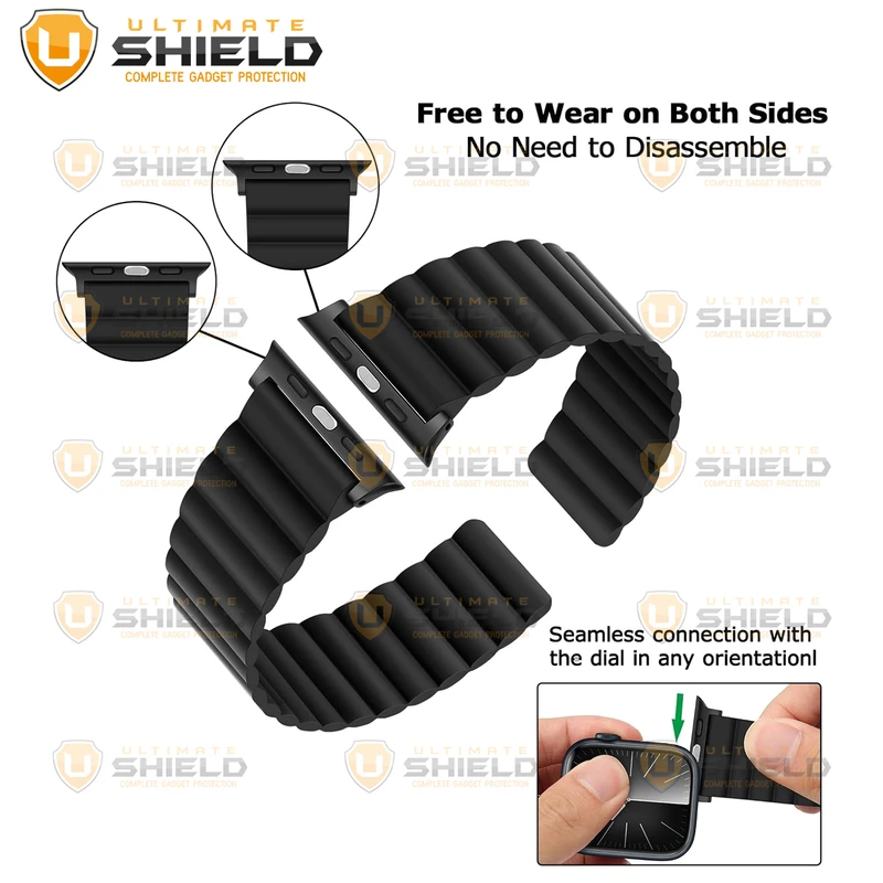 بند آلتیمیت شیلد مدل SIC Link UL GY مناسب برای اپل واچ Ultra / Ultra 2 49mm