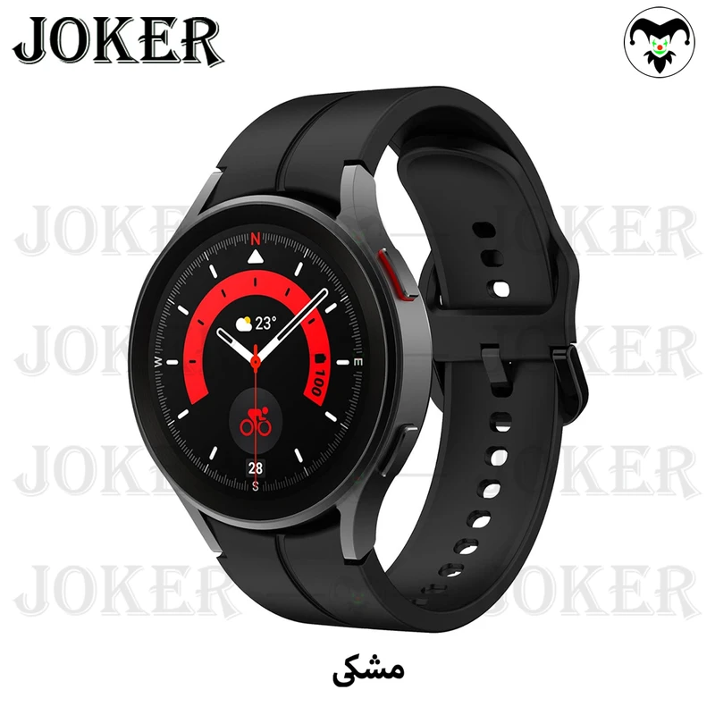 بند جوکر مدل Silic-ORG-JK مناسب برای ساعت هوشمند سامسونگ Galaxy Watch 5 40mm / Watch 5 44mm / Watch 5 Pro 45mm