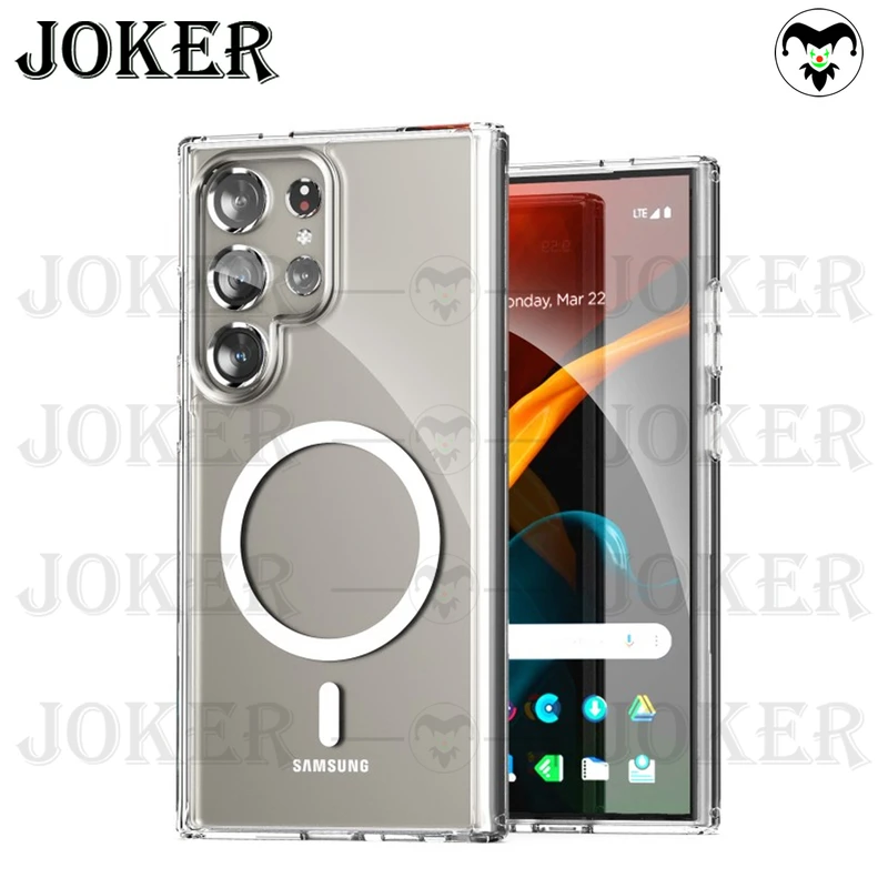 کاور جوکر مدل JK-Magsafe-Clear مناسب برای گوشی موبایل سامسونگ Galaxy S24 Ultra