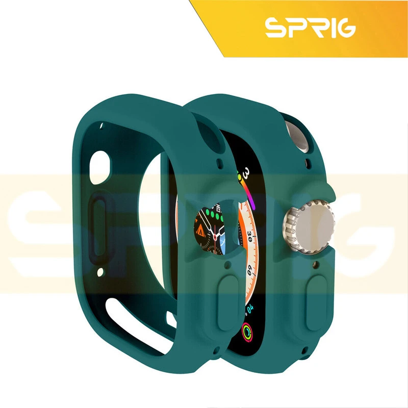کاور اسپریگ مدل Jelly Protective مناسب برای اپل واچ سری 7/8/9 سایز 41 میلی متری
