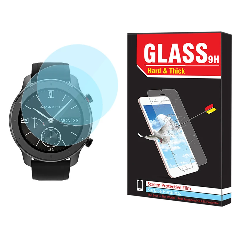 محافظ صفحه نمایش هارد اند تیک مدل SH-HT مناسب برای ساعت هوشمند شیائومی Amazfit GTR 47mm بسته دو عددی
