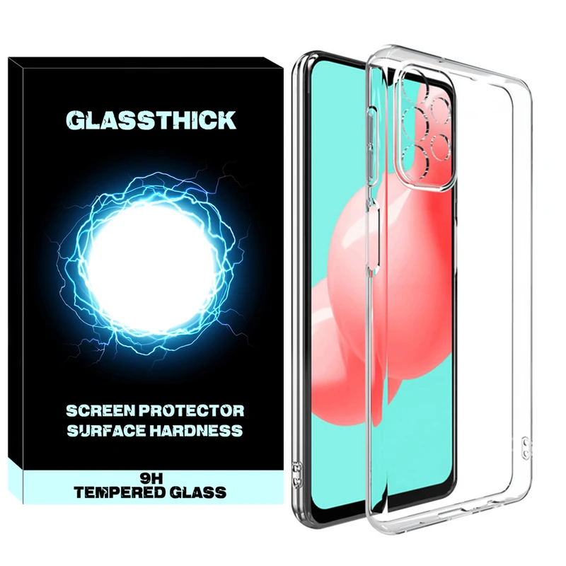 کاور گلستیک مدل Clear مناسب برای گوشی موبایل سامسونگ Galaxy A32 5G / A13 4G