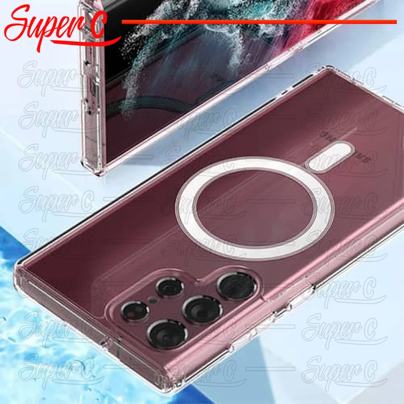 کاور سوپرسی مدل SC-Magsafe-Clear مناسب برای گوشی موبایل سامسونگ Galaxy S24 Ultra