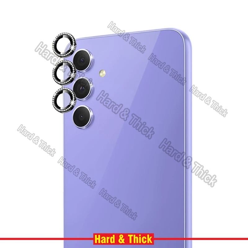 محافظ لنز دوربین هارد اند تیک مدل Ring Metal Diamond مناسب برای گوشی موبایل سامسونگ Galaxy A34 5G