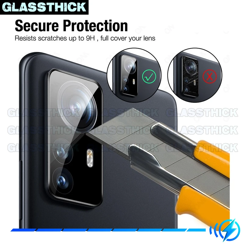 محافظ لنز دوربین گلستیک مدل 3D-GL مناسب برای گوشی موبایل شیائومی 12Pro
