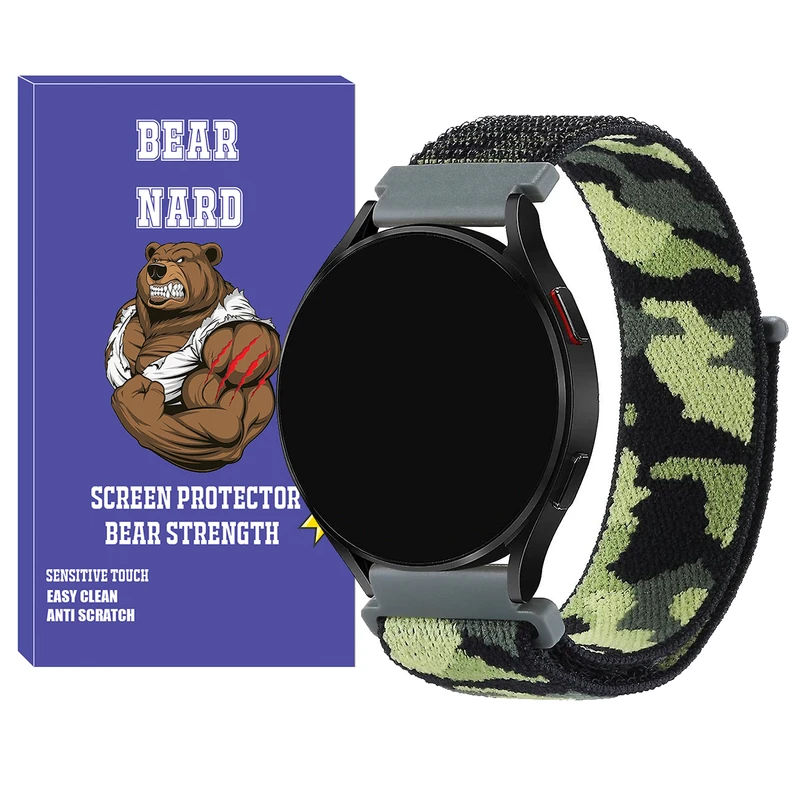 بند برنارد مدل Nylon-Army-BR-TW مناسب برای ساعت هوشمند شیائومی S1 / S1 Active / S2 / Mi Watch XMWTCL02 / Mi Watch Color 2 / Mi Watch Color