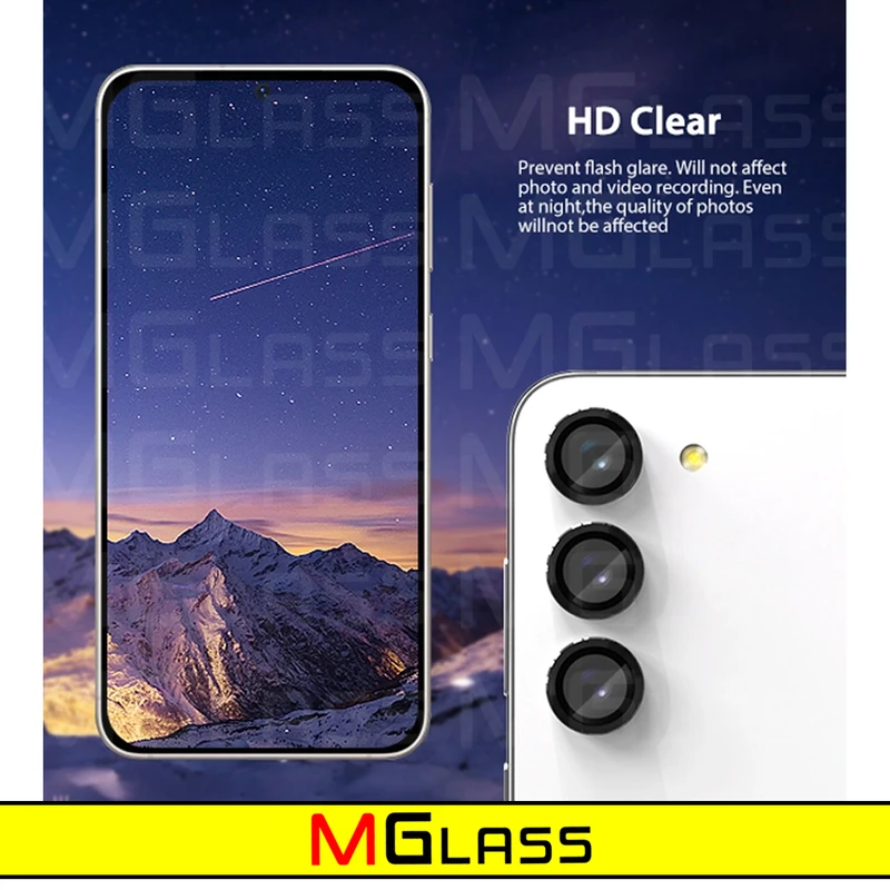 محافظ لنز دوربین رینگی ام‌گلس مدل Ring-Metal-MG مناسب برای گوشی موبایل سامسونگ Galaxy S23 Fe