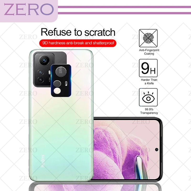 محافظ لنز دوربین زیرو مدل 3D-ZR مناسب برای گوشی موبایل شیائومی Redmi Note 12S